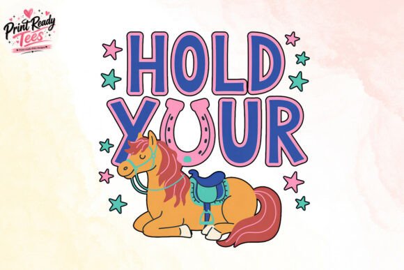 Charming Horse Illustration PNG for Creative Projects