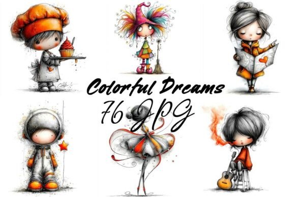Colorful Dreams Fantasy Friends