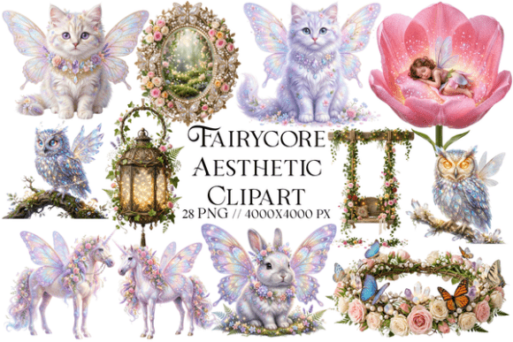 Fairycore Aesthetic Clipart: Bringing Enchantment to Your Creative Projects