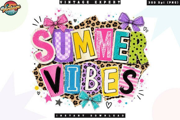 Leopard Summer Vibes Patchwork PNG: Design Evaluation for Creative Projects