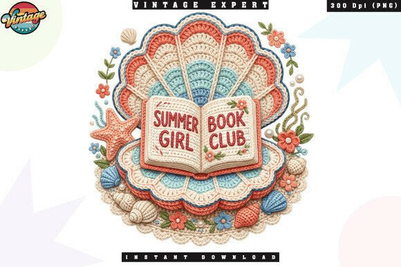 Reading Club Summer Girl Book Lover PNG: A Creative Asset for Modern Readers and Makers