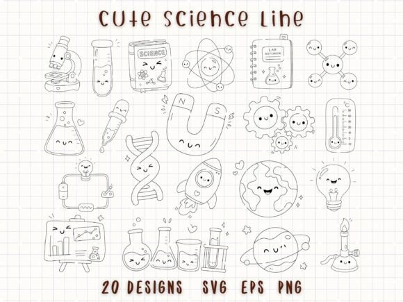 Science Doodle Clipart STEM School SVG: A Practical Resource for Educators and Creators