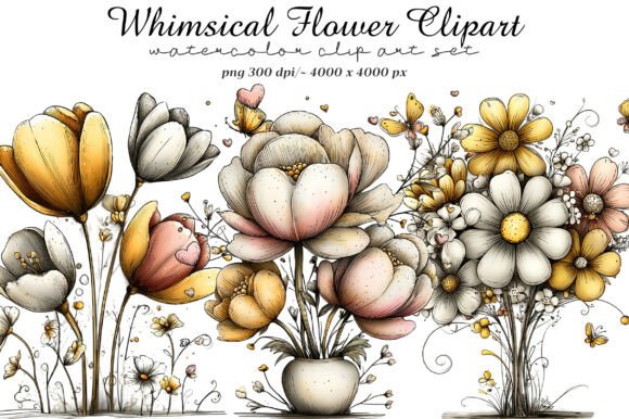 Whimsical Flower Clipart Bundle – Creative Possibilities and Practical Advice